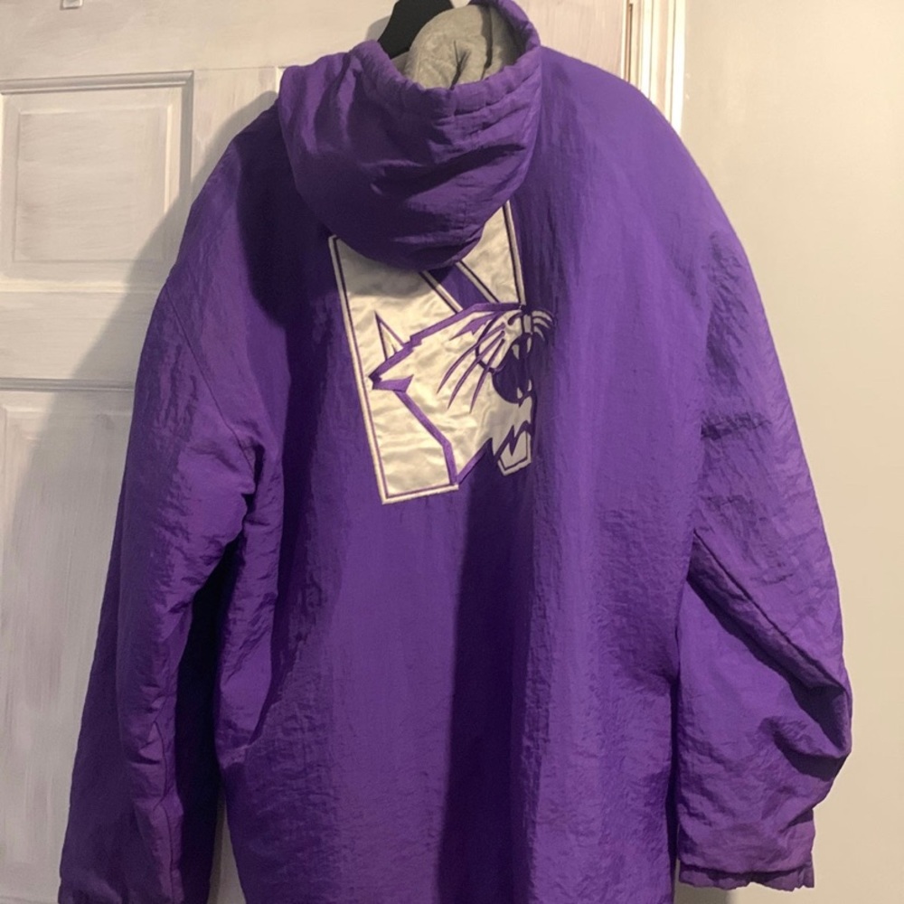 repost for specific buyer only :)Vintage Starter Northwestern Sports Windbreaker